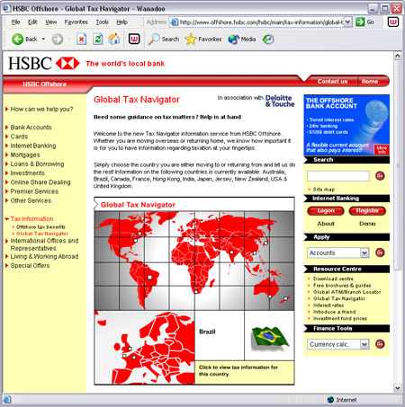 HSBC Tax Information - Q3 2004
